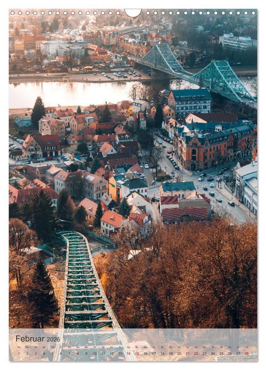 Produktbild: Elbstadt Dresden (Wandkalender 2026 DIN A3 hoch), CALVENDO Monatskalender