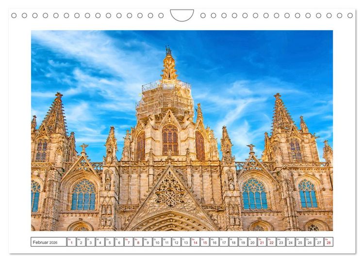 Produktbild: Barcelona - ein Traumreiseziel (Wandkalender 2026 DIN A4 quer), CALVENDO Monatskalender