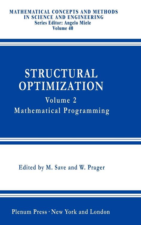 Produktbild: Structural Optimization,