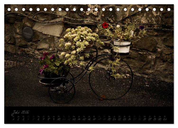 Produktbild: Die bezaubernde Toskana (Tischkalender 2026 DIN A5 quer), CALVENDO Monatskalender