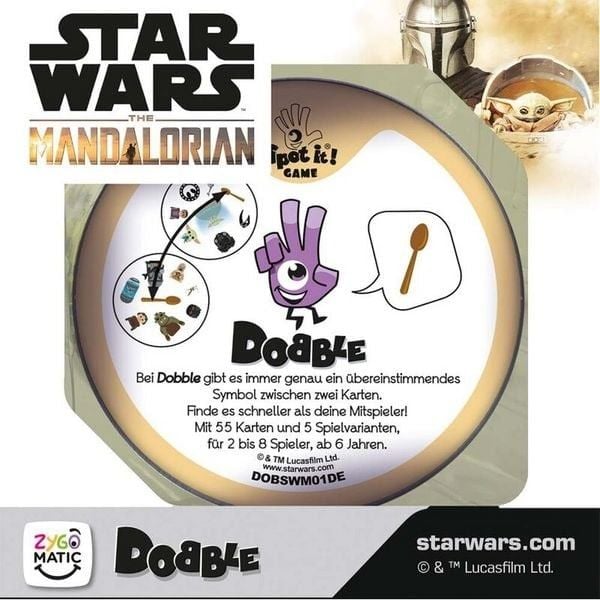 Produktbild: Dobble - Star Wars The Mandalorian (Spiel)