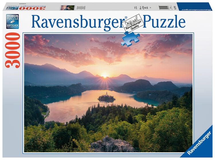 Produktbild: Erwachsenenpuzzle 3000 Teile - Bleder See, Slowenien