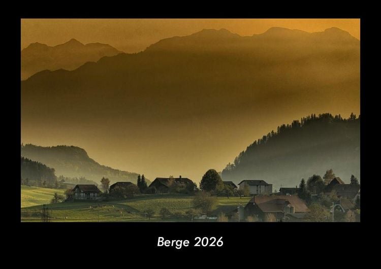 Produktbild: Berge 2026 Fotokalender DIN A3