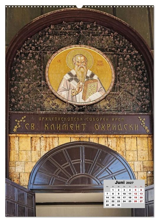 Produktbild: Orthodoxe Kirchen in Nordmazedonien (Wandkalender 2027 DIN A2 hoch), CALVENDO Monatskalender
