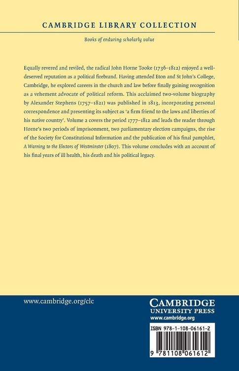 Produktbild: Memoirs of John Horne Tooke