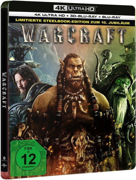 Produktbild: Warcraft: The Beginning - Steelbook (4K-UHD+Blu-ray+3D-Blu-ray)
