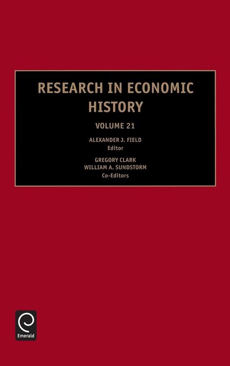 Produktbild: Research in Economic History