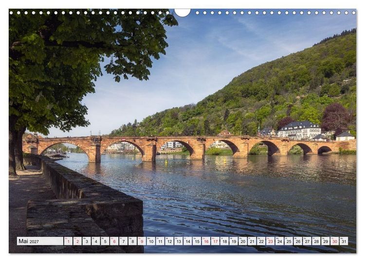 Produktbild: Heidelberg - Die romantische Stadt am Fluss (Wandkalender 2027 DIN A3 quer), CALVENDO Monatskalender