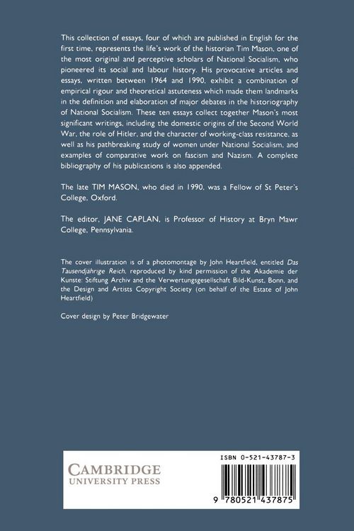 Produktbild: Nazism, Fascism and the Working Class