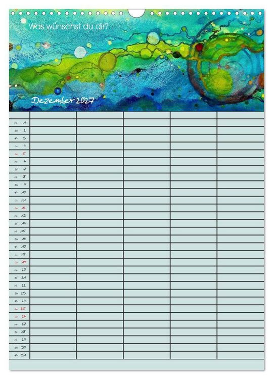 Produktbild: Gl&uuml;ckstage (Wandkalender 2027 DIN A3 hoch), CALVENDO Monatskalender