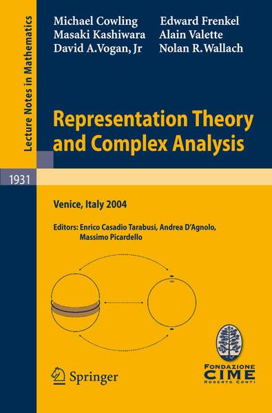Produktbild: Representation Theory and Complex Analysis