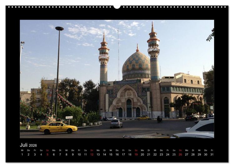 Produktbild: IRAN 2026 (hochwertiger Premium Wandkalender 2026 DIN A2 quer), Kunstdruck in Hochglanz