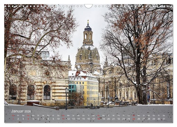 Produktbild: Dresden Bilder 2026 (Wandkalender 2026 DIN A3 quer), CALVENDO Monatskalender