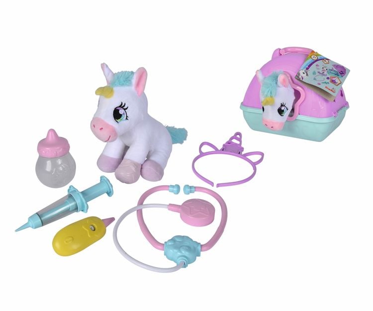 Produktbild: Doktorkoffer mit Pl&uuml;sch Einhorn