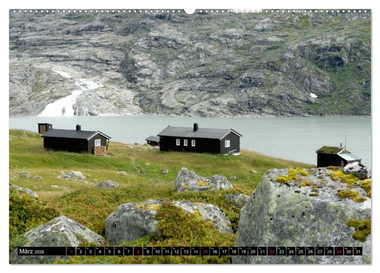 Produktbild: Streifzug durch Norwegens Hardangervidda (Wandkalender 2026 DIN A2 quer), CALVENDO Monatskalender