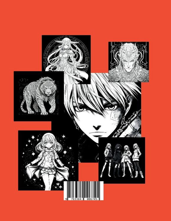Produktbild: Black Manga Malbuch.