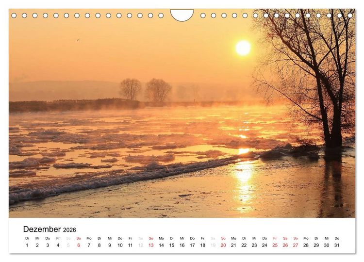 Produktbild: Morgenstimmungen 2026 (Wandkalender 2026 DIN A4 quer), CALVENDO Monatskalender