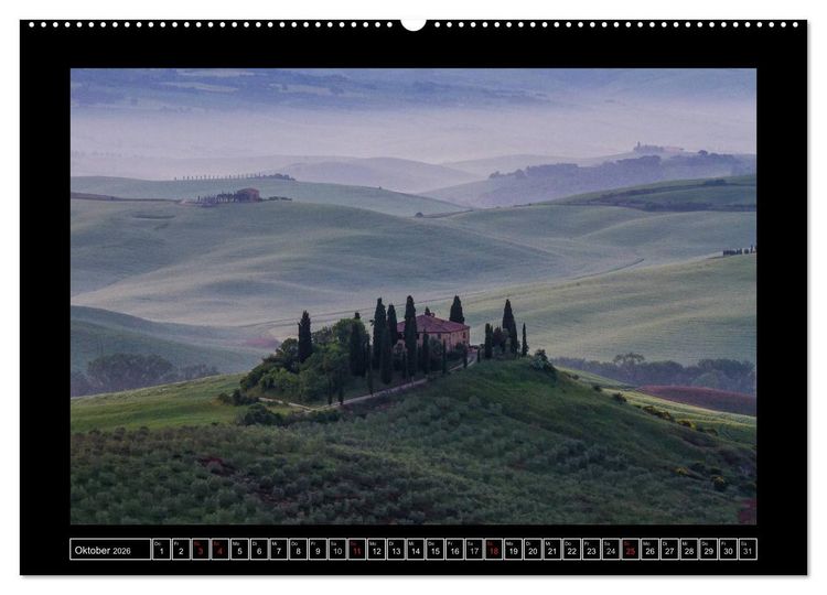 Produktbild: Toskana - Die Magie des Val d'Orcia (Wandkalender 2026 DIN A2 quer), CALVENDO Monatskalender