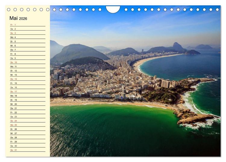 Produktbild: Brasilien. Faszinierend und gro&szlig; wie ein Kontinent (Wandkalender 2026 DIN A4 quer), CALVENDO Monatskalender