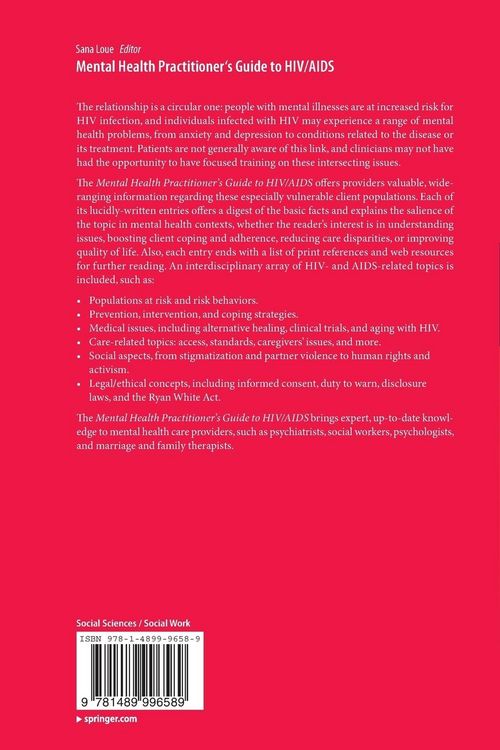 Produktbild: Mental Health Practitioner's Guide to HIV/AIDS
