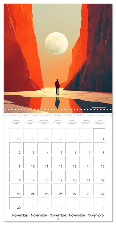 Produktbild: Minimalist Travel (Wall Calendar 2026 12 &times; 12 Inch) CALVENDO 12 Month Wall Calendar