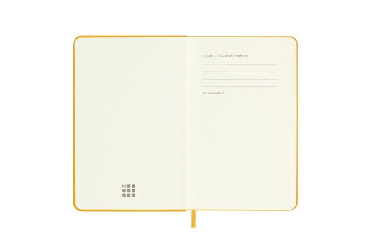 Produktbild: Moleskine Classic Notebook, Pocket, Ruled, Orange Yellow, Silk Hard Cover (3.5 x 5.5)