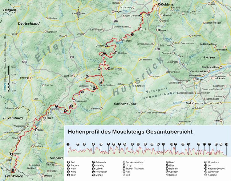 Produktbild: Moselsteig von Perl nach Koblenz