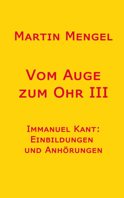 Produktbild: Vom Auge zum Ohr III