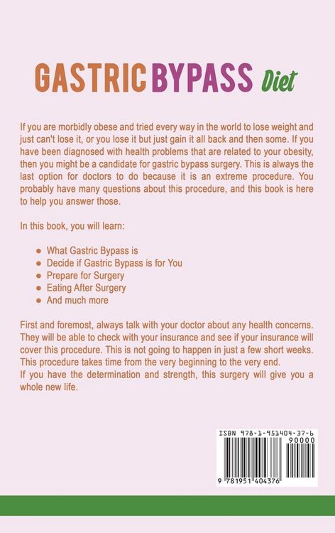Produktbild: Gastric Bypass Diet