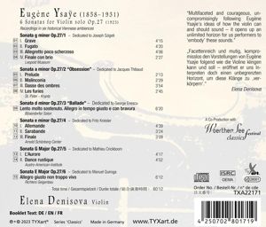 Produktbild: 6 Sonaten f&uuml;r Violine solo,op.27