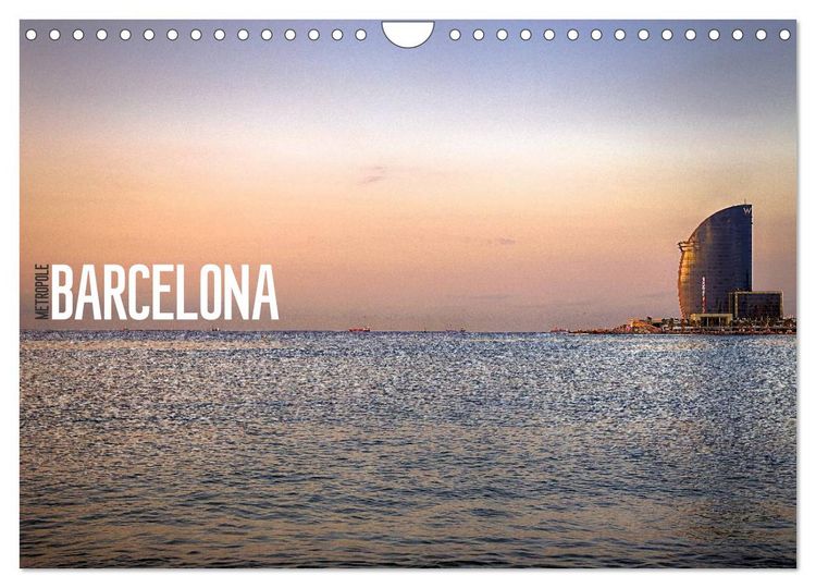 Produktbild: Metropole Barcelona (Wandkalender 2026 DIN A4 quer), CALVENDO Monatskalender