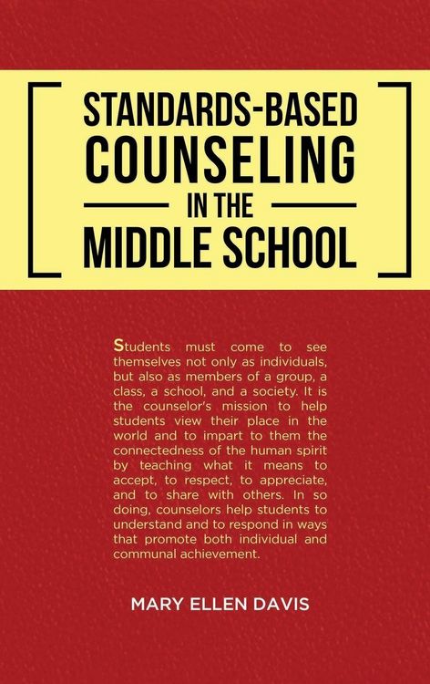 Produktbild: Standards-Based Counseling in the Middle School