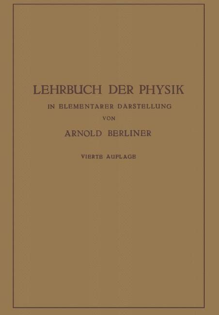 Produktbild: Lehrbuch der Physik