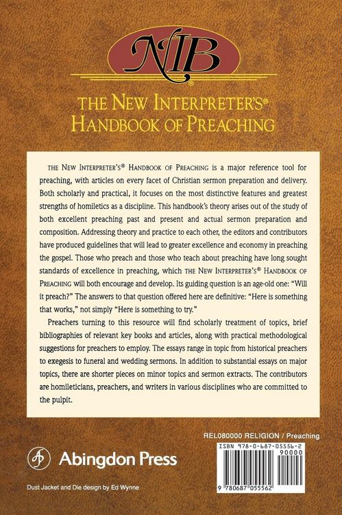 Produktbild: New Interpreter's Handbook of Preaching