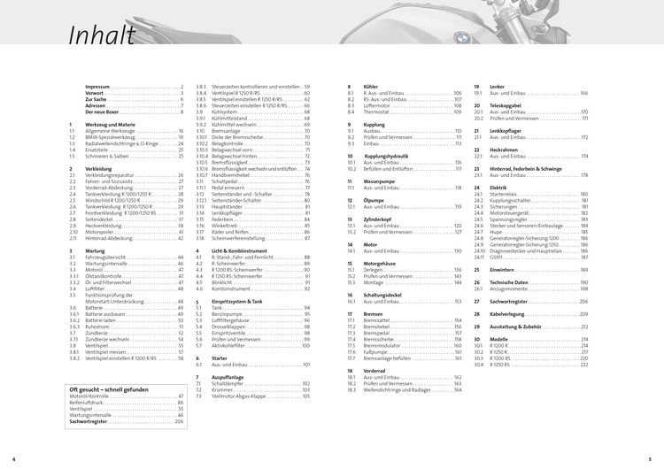 Produktbild: BMW R 1200 R, BMW R 1250 R, BMW R 1200 RS, BMW R 1250 RS Reparaturanleitung