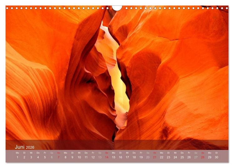 Produktbild: Der Antelope Canyon (Wandkalender 2026 DIN A3 quer), CALVENDO Monatskalender