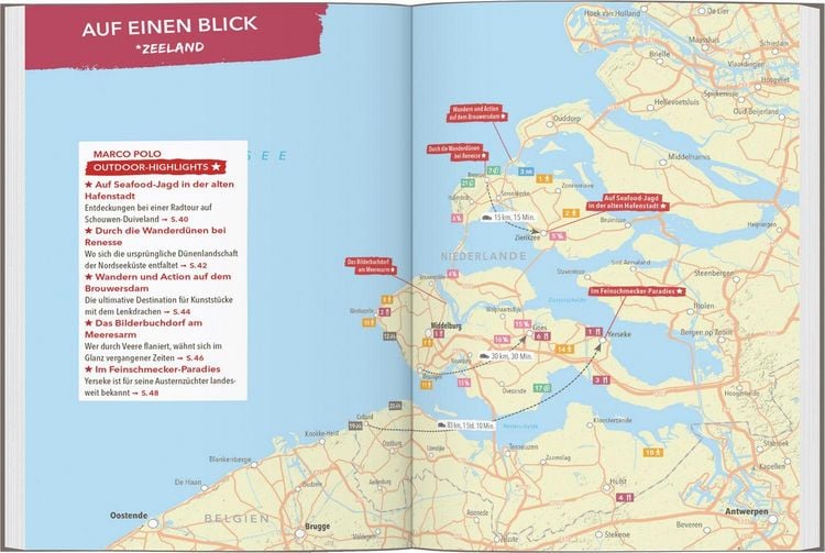 Produktbild: MARCO POLO OUTDOOR GUIDE Reisef&uuml;hrer Niederl&auml;ndische K&uuml;ste