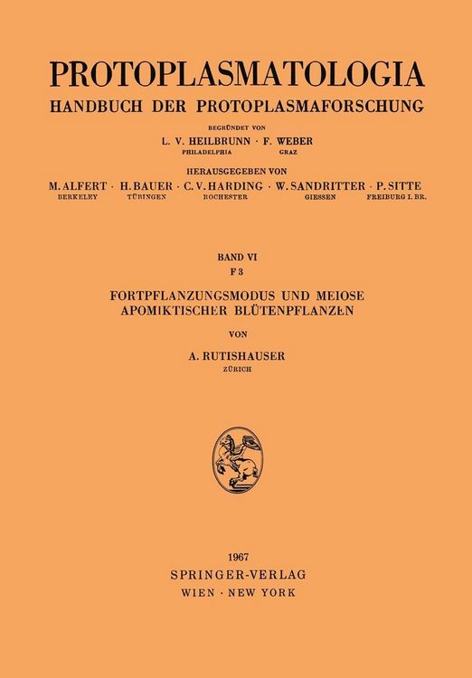 Produktbild: Fortpflanzungsmodus und Meiose Apomiktischer Bl&uuml;tenpflanzen