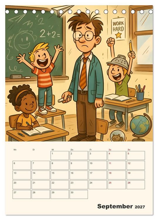 Produktbild: Berufe mal anders &ndash; Ein Jahr voller Job-Klischees (Tischkalender 2027 DIN A5 hoch), CALVENDO Monatskalender