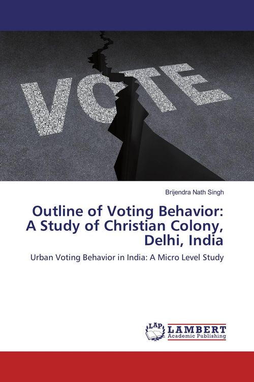 Produktbild: Outline of Voting Behavior: A Study of Christian Colony, Delhi, India