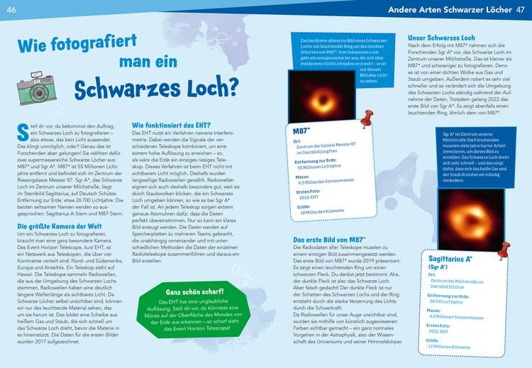 Produktbild: WAS IST WAS Naturwissenschaften easy! Schwarze L&ouml;cher! Giganten der Schwerkraft