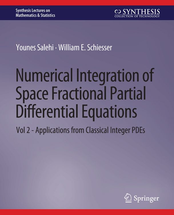 Produktbild: Numerical Integration of Space Fractional Partial Differential Equations