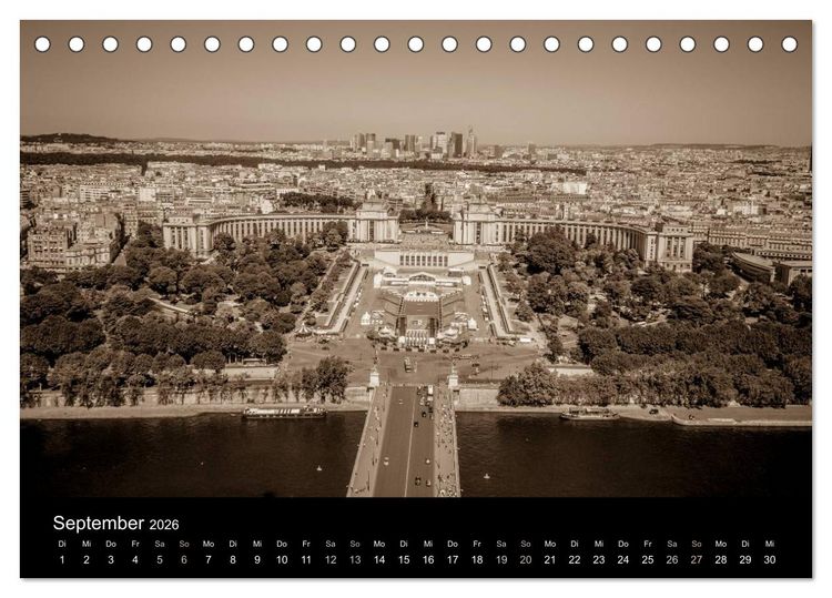 Produktbild: Paris (Tischkalender 2026 DIN A5 quer), CALVENDO Monatskalender