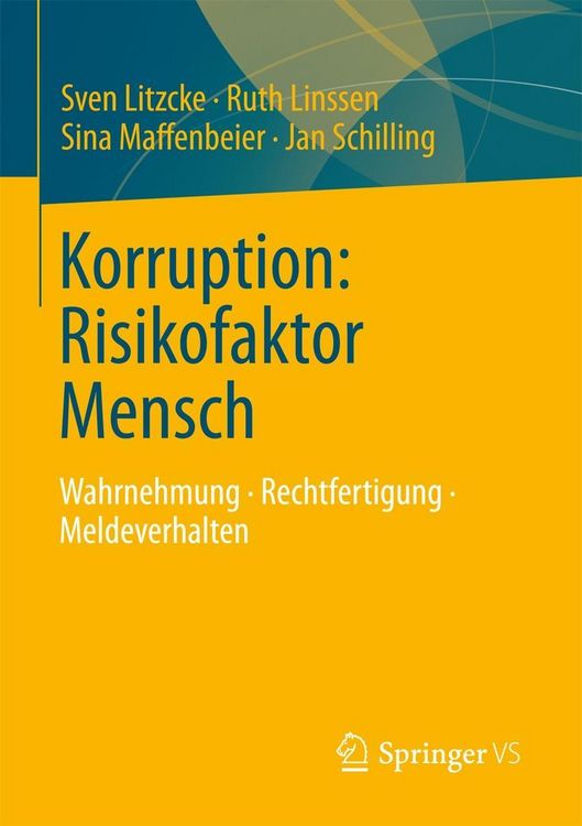 Produktbild: Korruption: Risikofaktor Mensch