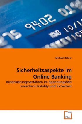 Produktbild: Z&ouml;hrer, M: Sicherheitsaspekte im Online Banking