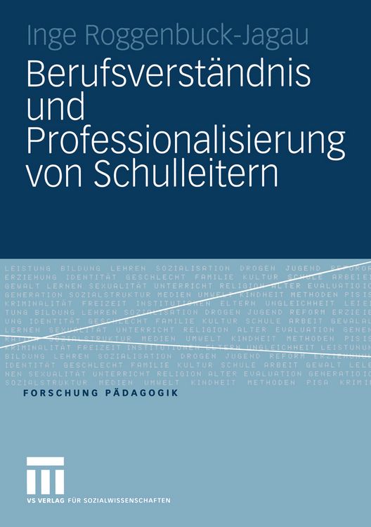 Produktbild: Berufsverst&auml;ndnis und Professionalisierung von Schulleitern