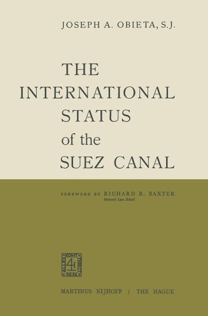 Produktbild: The International Status of the Suez Canal