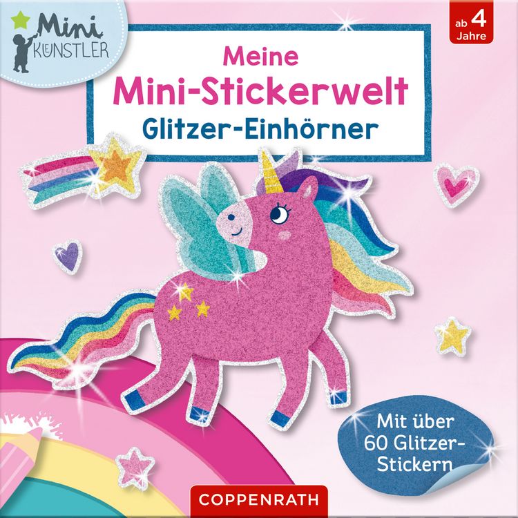 Produktbild: Meine Mini-Stickerwelt - Glitzer-Einh&ouml;rner