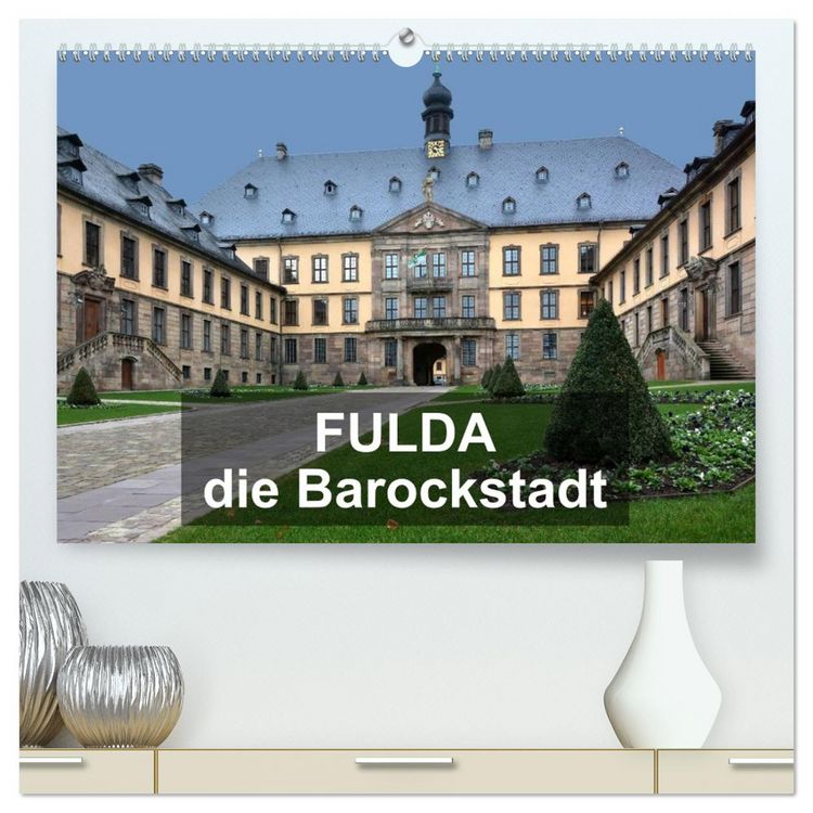 Produktbild: Fulda - die Barockstadt (hochwertiger Premium Wandkalender 2026 DIN A2 quer), Kunstdruck in Hochglanz