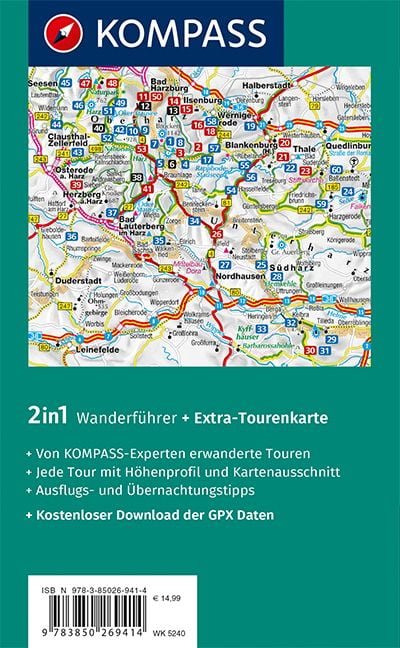 Produktbild: KOMPASS Wanderf&uuml;hrer Harz